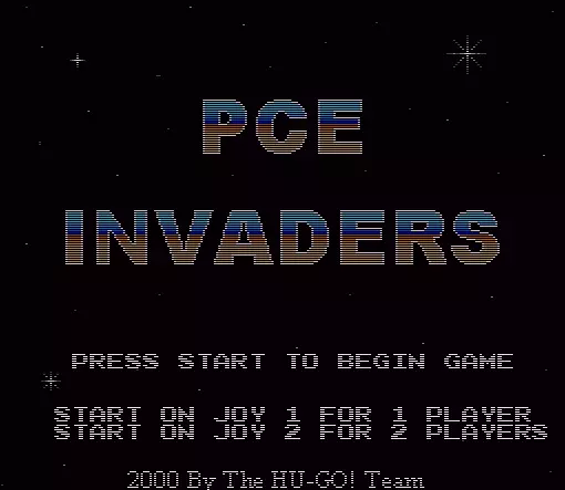 jeu PCE Invaders V1.0 by Zeograd